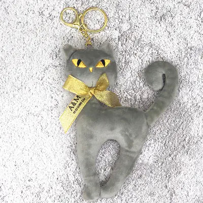 Plush Cat Keychain Accessories