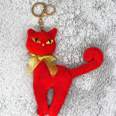 Plush Cat Keychain Accessories