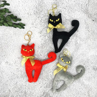 Plush Cat Keychain Accessories