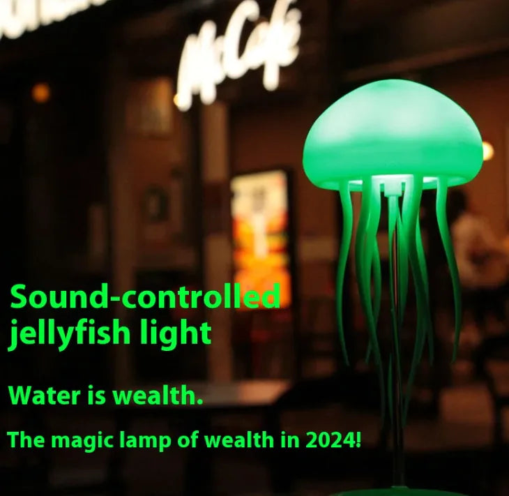 Aqua Glow Jellyfish Lamp